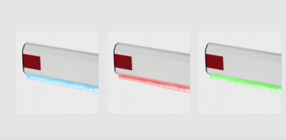 5m LED szalag és tápegység sorompókarra, BXB-BAR(LED-5M)